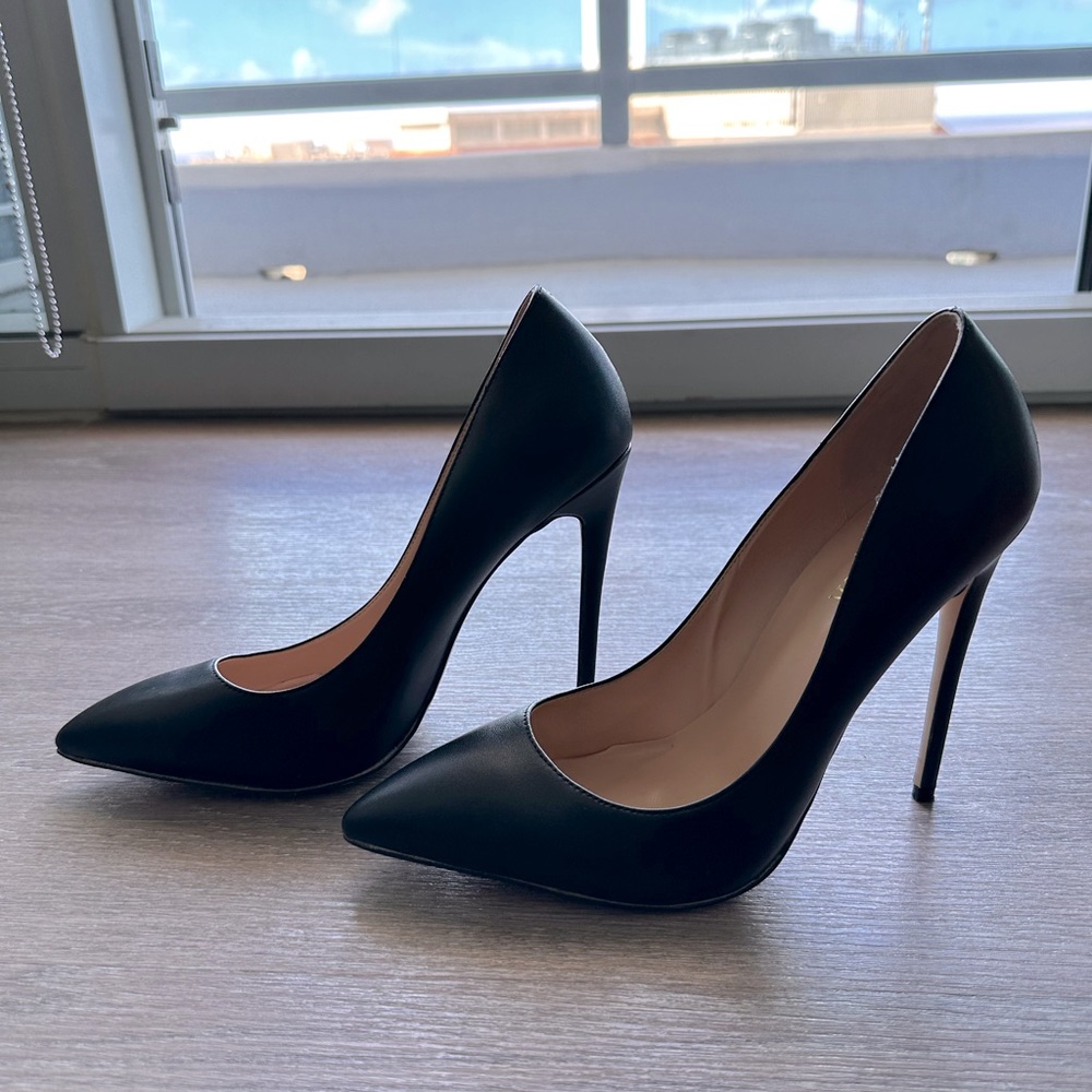 Sexy elegant pointed toe stiletto heel shoe